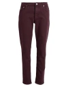 Brunello Cucinelli Five-pocket Virgin Wool Flannel Trousers In Purple