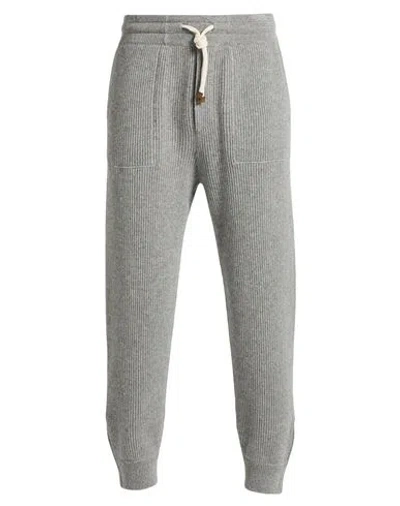 Brunello Cucinelli Man Pants Grey Size Xxl Cashmere