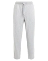 Brunello Cucinelli Man Pants Grey Size Xxl Cotton, Polyamide, Cashmere, Silk In Gray