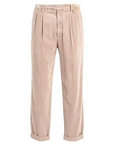 Brunello Cucinelli Man Pants Khaki Size 34 Cotton In Neutral