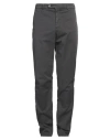 Brunello Cucinelli Man Pants Lead Size 40 Cotton, Elastane In Grey