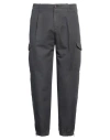 Brunello Cucinelli Man Pants Lead Size 44 Linen, Cotton In Grey
