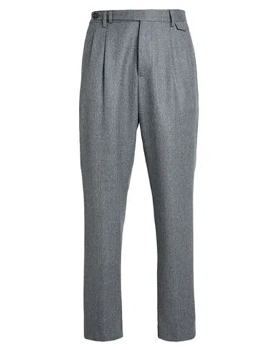 Brunello Cucinelli Man Pants Lead Size 44 Virgin Wool In Gray