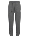 Brunello Cucinelli Man Pants Lead Size S Cotton, Silk, Cashmere In Gray