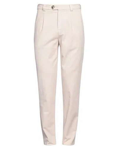 Brunello Cucinelli Man Pants Light Pink Size 38 Cotton, Cashmere, Elastane