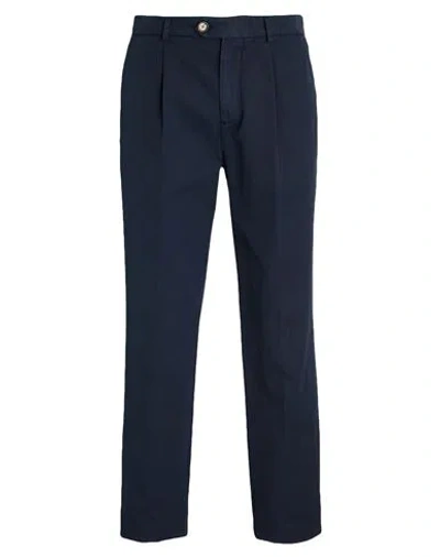 Brunello Cucinelli Man Pants Midnight Blue Size 38 Cotton