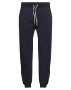 Brunello Cucinelli Man Pants Midnight Blue Size L Cotton In Blue