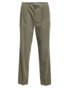 Brunello Cucinelli Man Pants Military Green Size 36 Cotton In Green