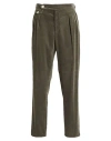 Brunello Cucinelli Man Pants Military Green Size 36 Cotton