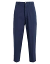Brunello Cucinelli Man Pants Navy Size 34 Cotton, Elastane In Blue