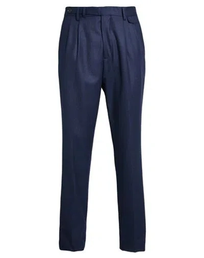 Brunello Cucinelli Man Pants Navy Size 42 Virgin Wool In Blue