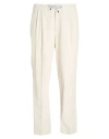 Brunello Cucinelli Man Pants Off White Size 40 Cotton