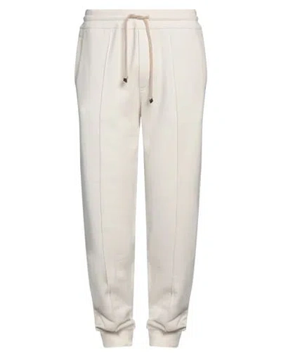 Brunello Cucinelli Man Pants Off White Size Xxl Cotton