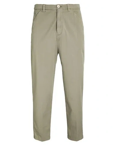 Brunello Cucinelli Man Pants Sage Green Size 34 Cotton, Elastane
