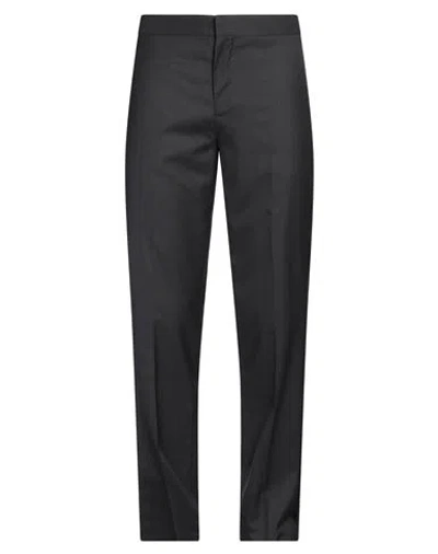 Brunello Cucinelli Man Pants Charcoal Size 34 Virgin Wool, Silk In Grey