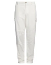 Brunello Cucinelli Man Pants White Size 34 Cotton In White