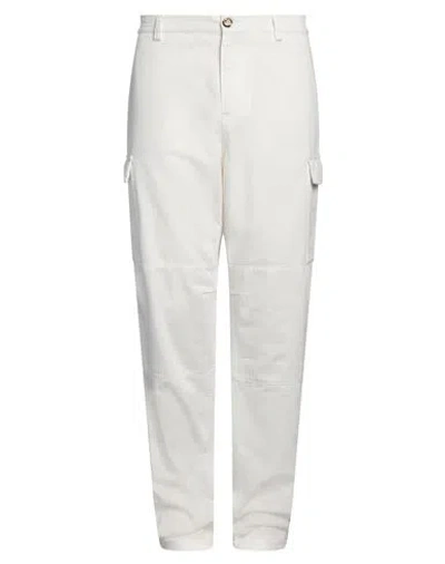 Brunello Cucinelli Man Pants White Size 34 Cotton