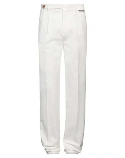 Brunello Cucinelli Man Pants White Size 36 Cotton