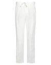 Brunello Cucinelli Man Pants White Size 40 Linen In White