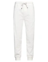 Brunello Cucinelli Man Pants White Size Xl Cotton In White