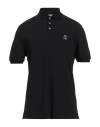 Brunello Cucinelli Man Polo Shirt Black Size Xxl Cotton