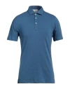 Brunello Cucinelli Man Polo Shirt Light Blue Size 3xl Cotton