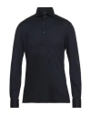 Brunello Cucinelli Cashmere Long Sleeve Polo In Black