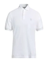 Brunello Cucinelli Man Polo Shirt White Size L Cotton