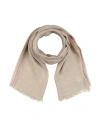Brunello Cucinelli Man Scarf Beige Size - Linen, Silk