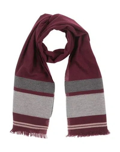 Brunello Cucinelli Man Scarf Burgundy Size - Cashmere