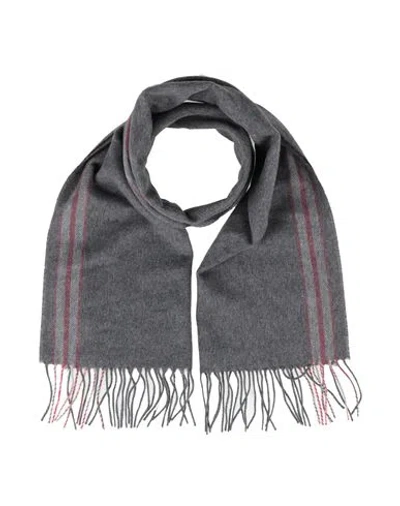 Brunello Cucinelli Man Scarf Lead Size - Silk In Gray