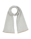 Brunello Cucinelli Man Scarf Light Grey Size - Cashmere