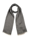 Brunello Cucinelli Man Scarf Midnight Blue Size - Linen, Silk In Blue