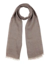 Brunello Cucinelli Man Scarf Sand Size - Linen, Silk In Beige