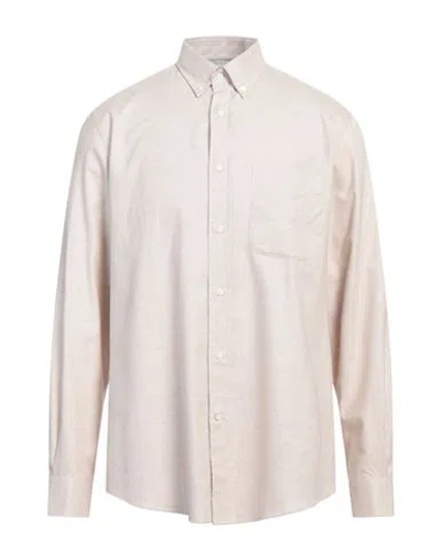 Brunello Cucinelli Man Shirt Beige Size Xxl Cotton