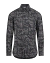 Brunello Cucinelli Man Shirt Charcoal Size Xxl Cotton In Gray