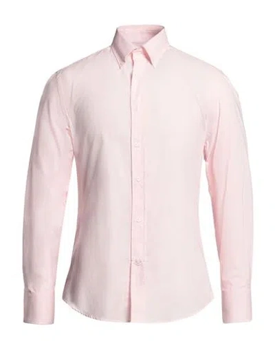 Brunello Cucinelli Man Shirt Light Pink Size 3xl Cotton