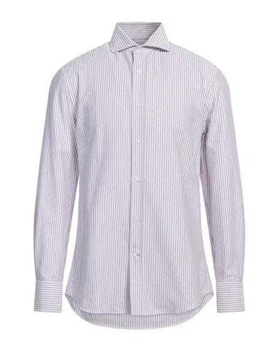 Brunello Cucinelli Man Shirt Purple Size 3xl Cotton