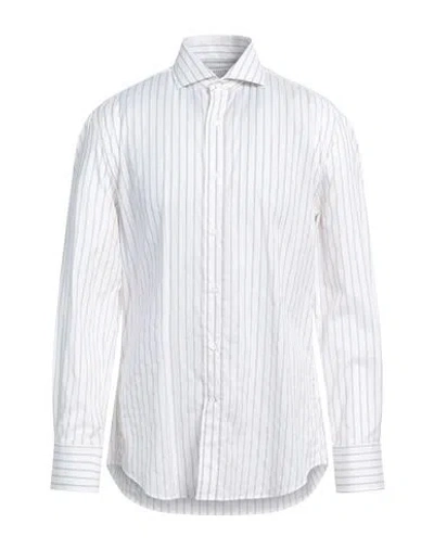 Brunello Cucinelli Man Shirt White Size 3xl Cotton