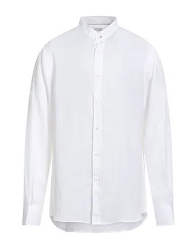 Brunello Cucinelli Man Shirt White Size 3xl Linen