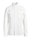 Brunello Cucinelli Man Shirt White Size S Cotton