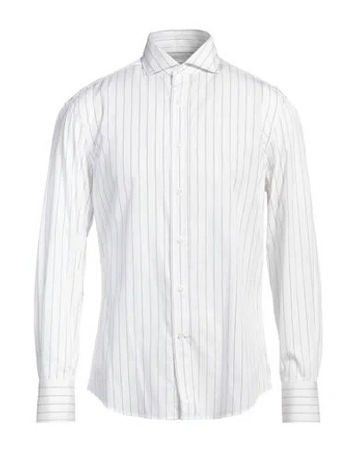 Brunello Cucinelli Man Shirt White Size Xxl Cotton