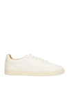 Brunello Cucinelli White Leather Sneakers In White