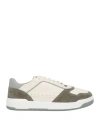 Brunello Cucinelli Man Sneakers Grey Size 12 Leather In White