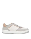 Brunello Cucinelli Men Calfskin Basket Sneakers In Off White