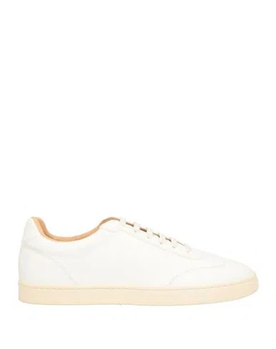 Brunello Cucinelli Leather Sneakers In White
