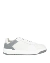 Brunello Cucinelli Man Sneakers White Size 9 Leather In White