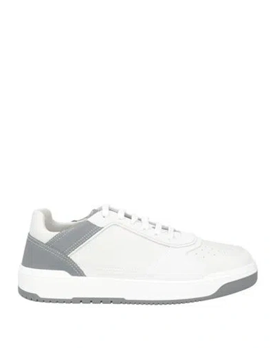 Brunello Cucinelli Man Sneakers White Size 9 Leather