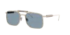 Brunello Cucinelli Sartorial Sunset Square Sunglasses In Blue