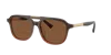 Brunello Cucinelli Men's Acetate Square Sunglasses In Polar Brown